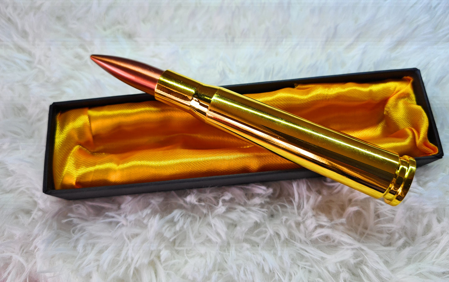 Flaschenöffner Patrone - Bullet Design - Kaliber 50 Gold